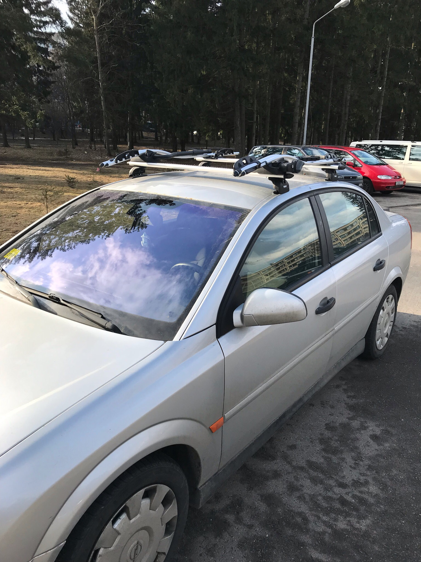 Установка багажника Thule ProRide 591 + Thule WingBar 960 — Opel Vectra C,  1,8 л, 2002 года | аксессуары | DRIVE2