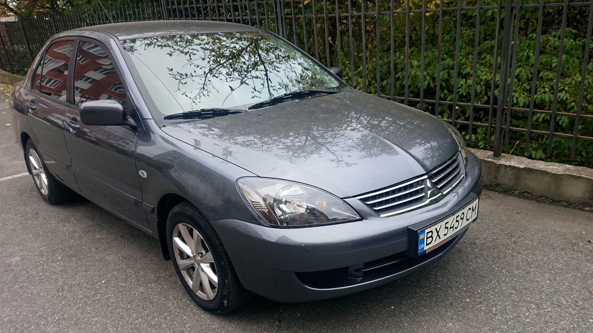 Диски с "вылетом" ЕТ38 и шириной 7 дюймов — Mitsubishi Lancer X, 1,8 л ...