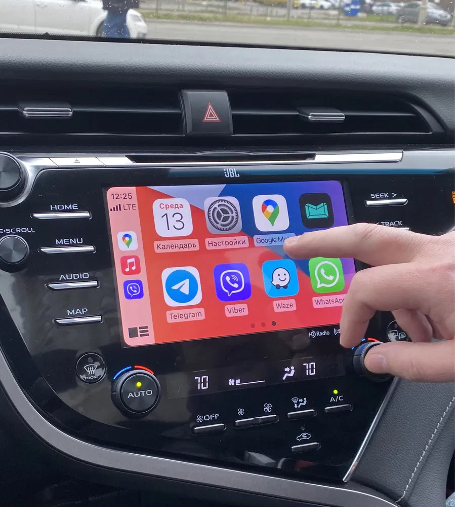 Кто как реализовал беспроводной CarPlay? — Toyota Camry (XV70), 2,5 л, 2018  года | автозвук | DRIVE2