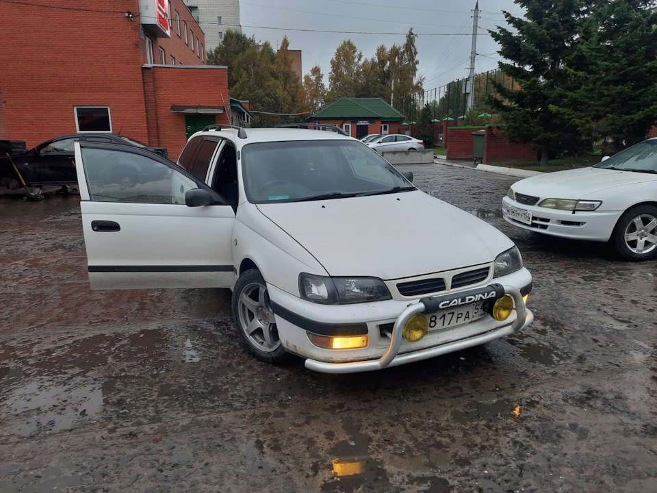 Кенгурятник — Toyota Caldina (190), 1,5 л, 1999 года | тюнинг | DRIVE2