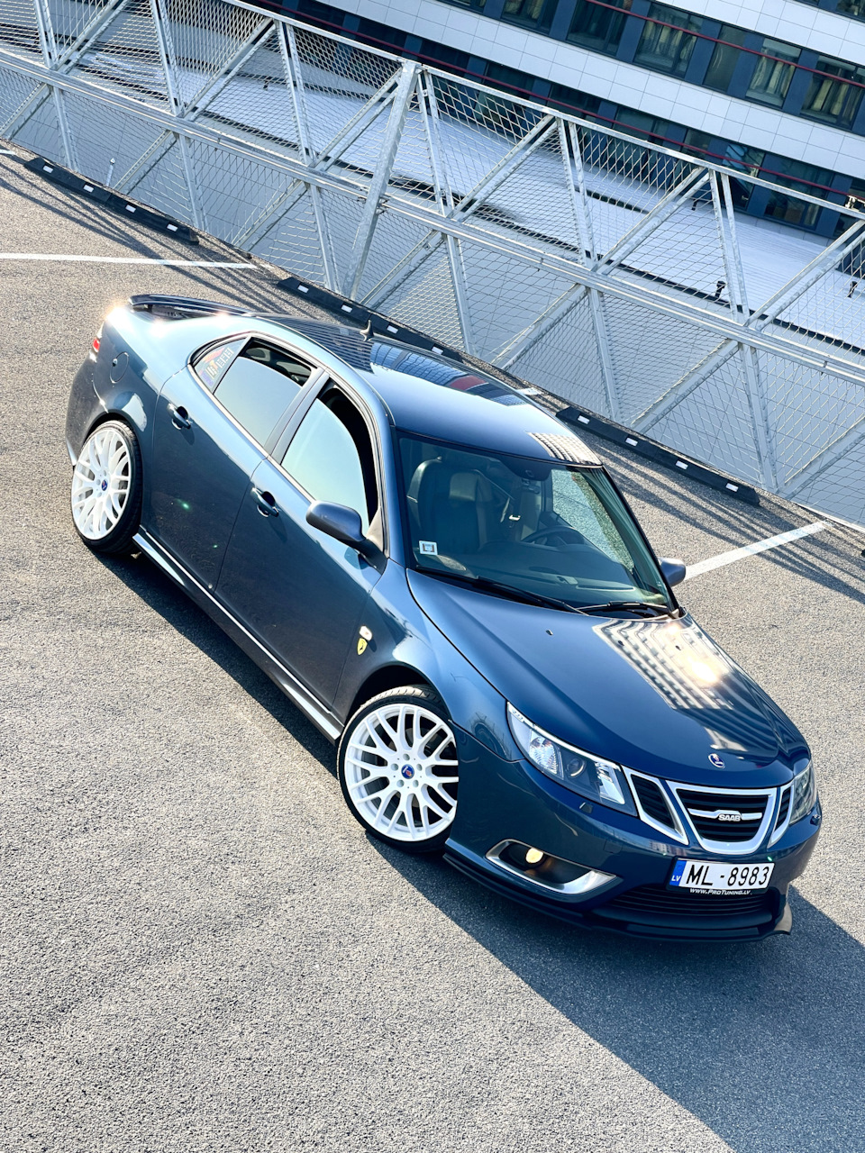 Диски на месте 🤍 — Saab 9-3 (2G), 1,9 л, 2008 года | колёсные диски |  DRIVE2