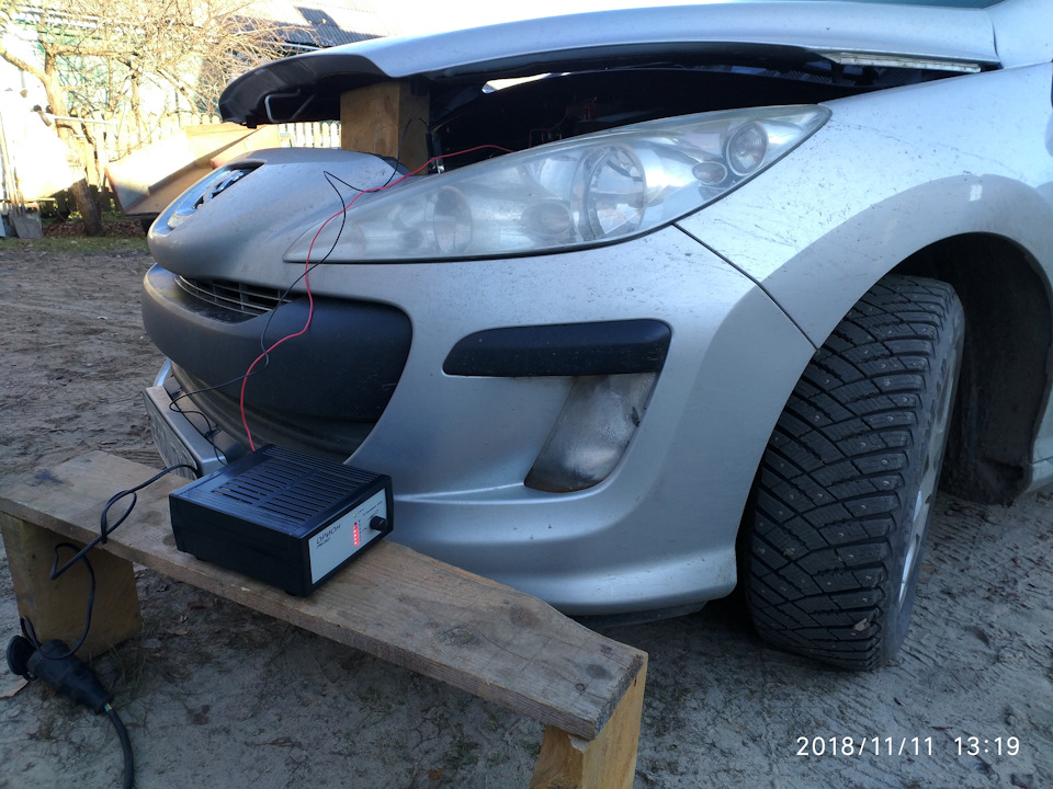 Подготовил аккумулятор к зиме — Peugeot 308 (1G), 1,6 л, 2010 года ...