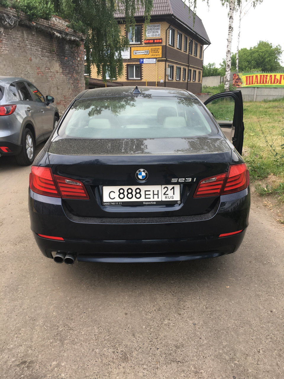 Безфлаговые номера — BMW 5 series (F10), 2,5 л, 2010 года | другое | DRIVE2