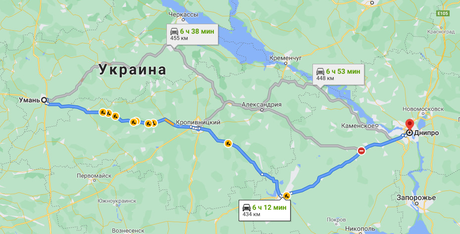 Умань на карте украины