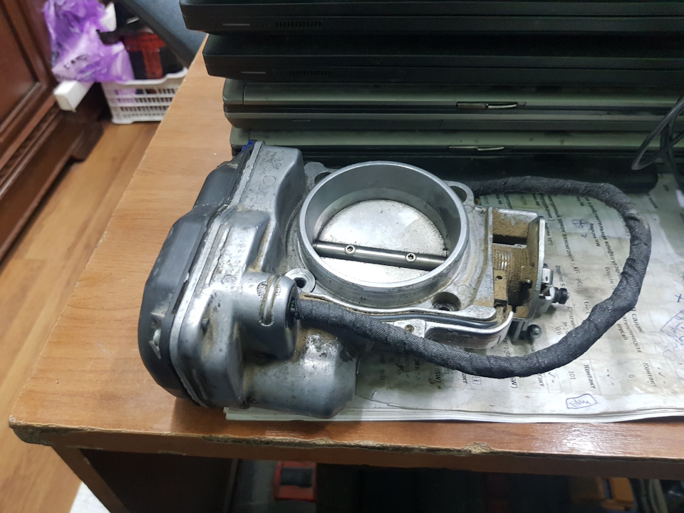 Ремонт дросельной заслонки — Mercedes-Benz C-class (W202), 3,2 л, 1993 ...