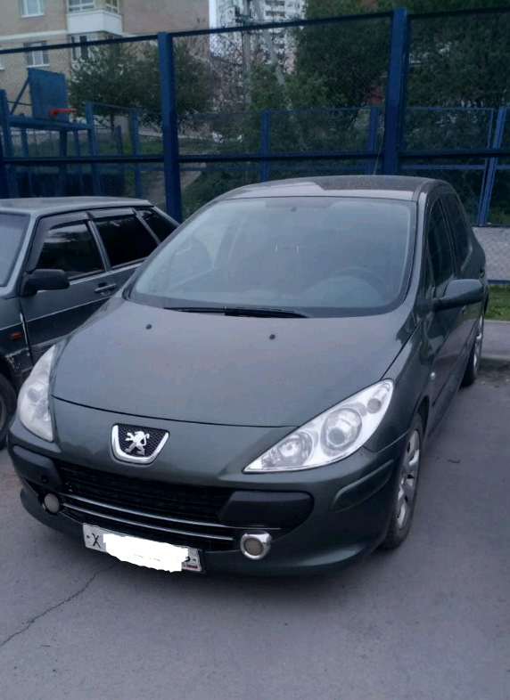 Первое знакомство. — Peugeot 307, 1,6 л, 2007 года | покупка машины ...