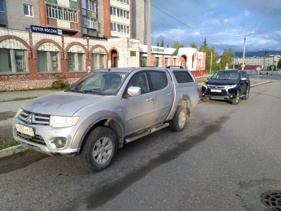 Перед выездом из Ковдора — Mitsubishi Pajero Sport (3G)