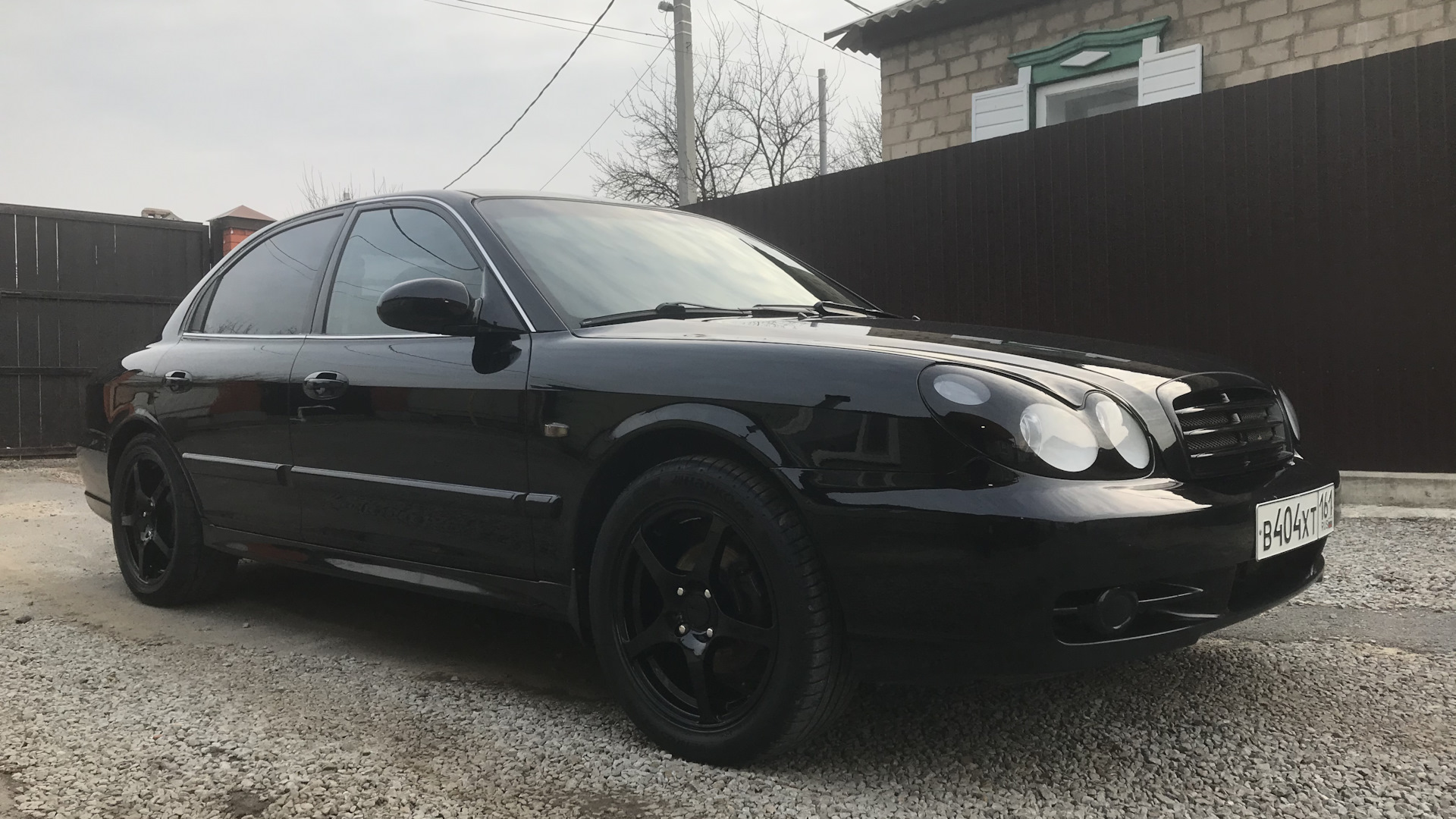 Hyundai Sonata IV (EF) 2.0 бензиновый 2005 | Black&White на DRIVE2