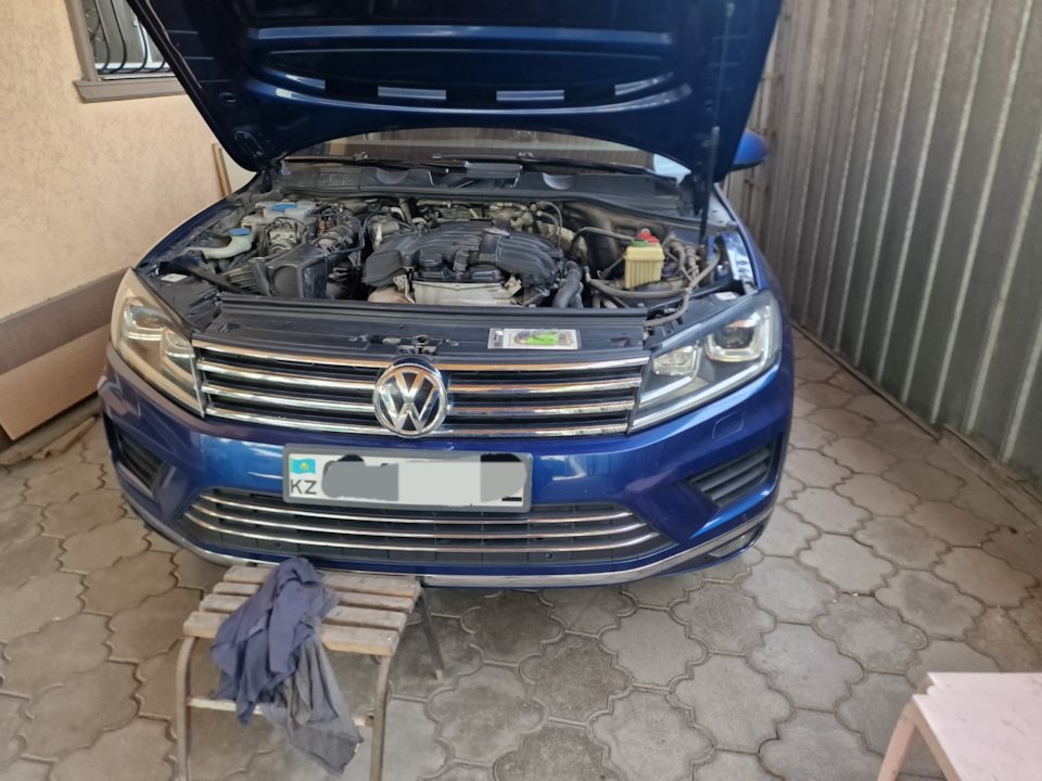 Замена прокладки КК (erling) — Volkswagen Touareg (2G), 3,6 л, 2015 ...