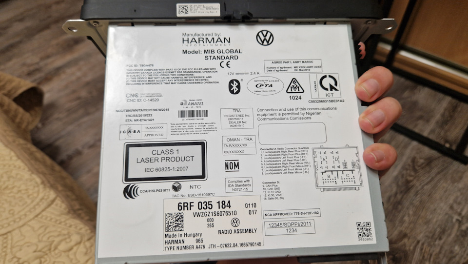 Магнитола RCD 230 G на Volkswagen Polo Sedan. | 8 500 ₽ в городе ...