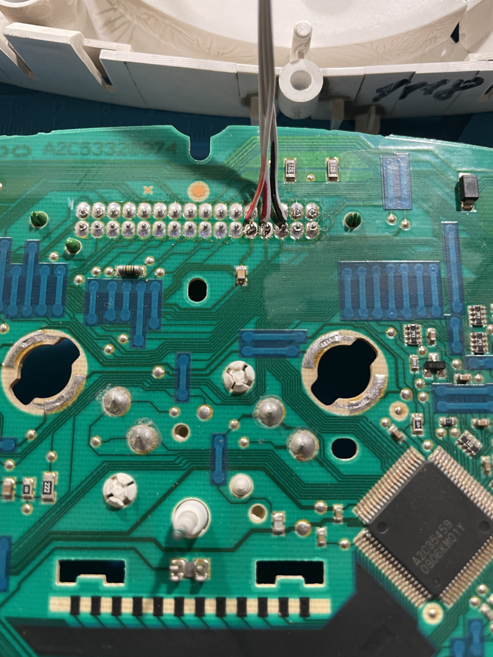 Пересвет щитка приборов VDO 2110-2112 (Калина, Приора) — Lada 21124, 1 ...