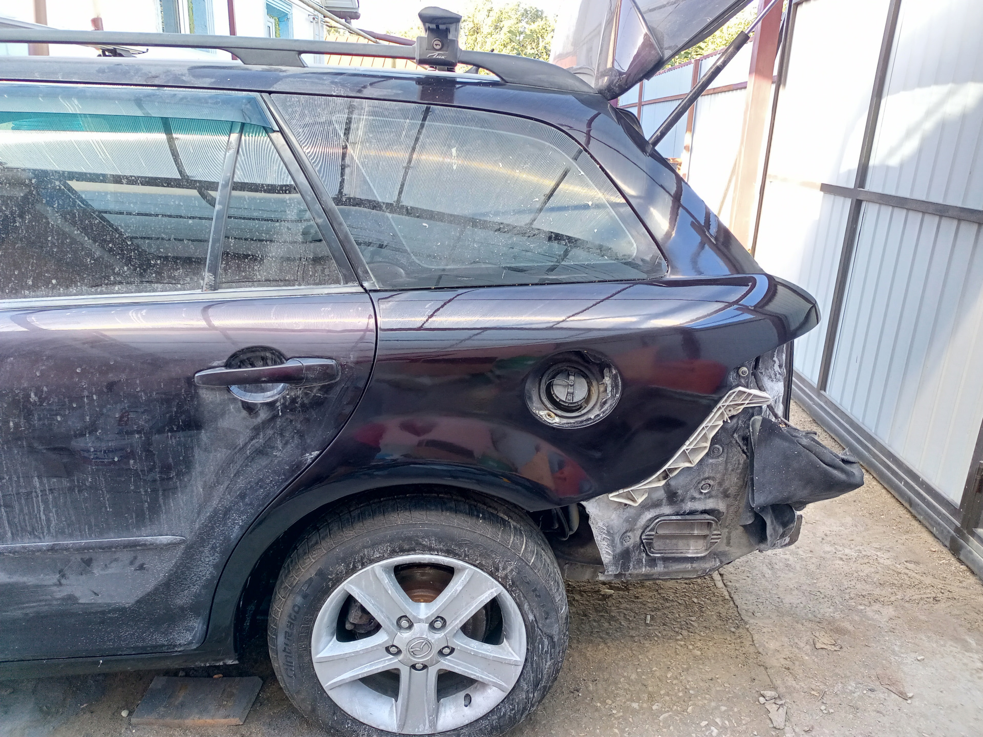 Ремонт порогов и арок стекловолокном Часть 2. — Mazda 6 (1G) GG, 2 л ...