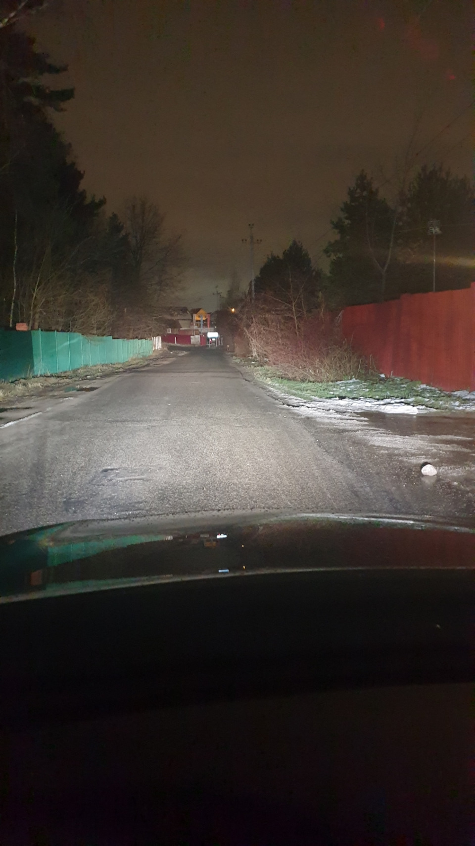 Дальний галоген на штатном ксеноне на Синем — Subaru Forester (SH)