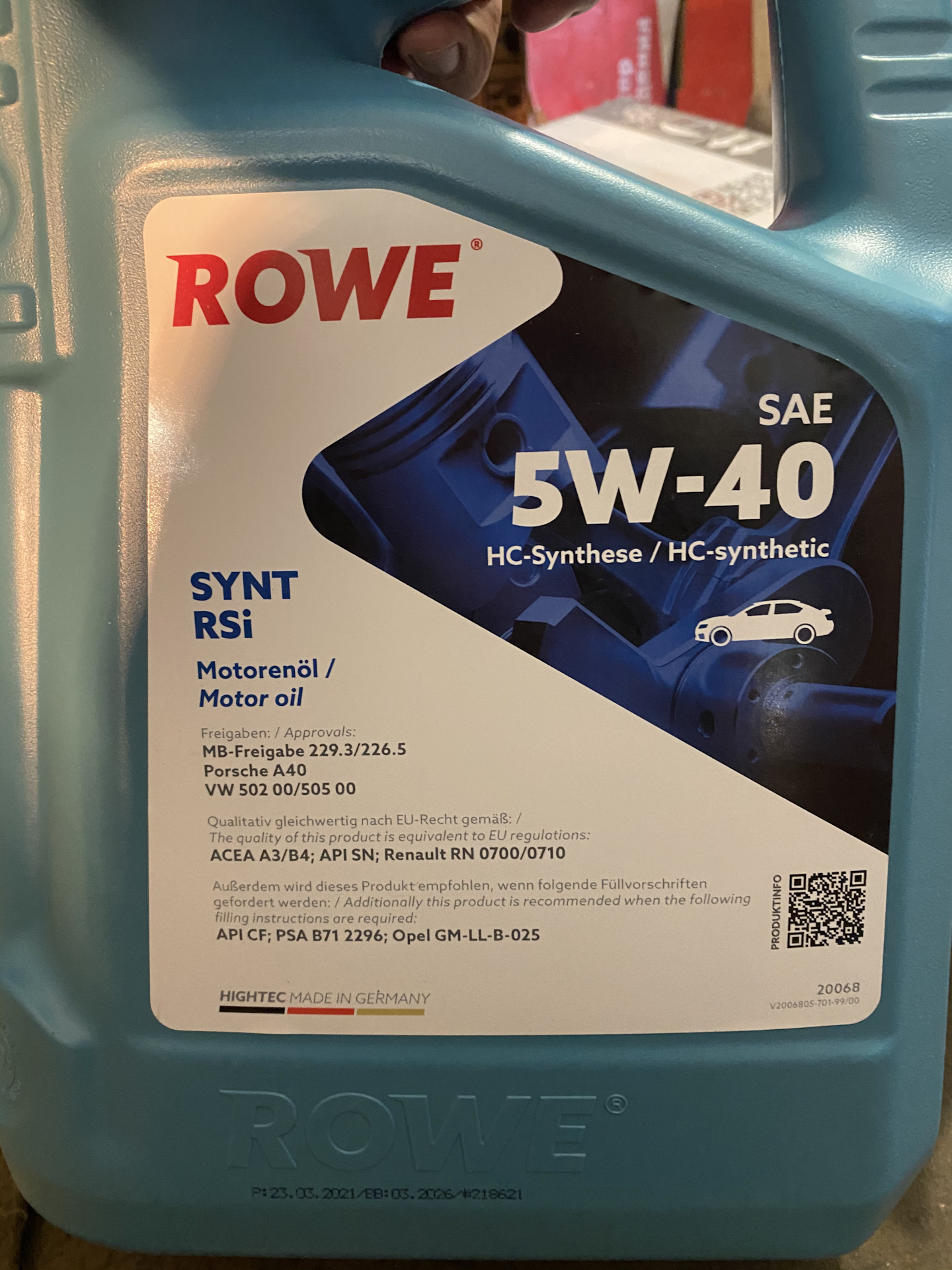 Масло rowe 5w 40. Rowe 5w40 Asia. Масло Rowe 5w40 RSI. Масло Rowe 5w40 синтетика.