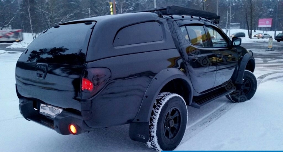 Амортизаторы кунга Л200 — Mitsubishi L200 (4G), 2,5 л, 2007 года ...