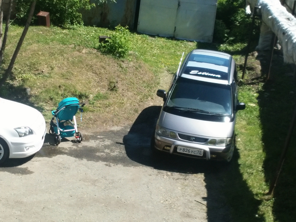 Замена госномеров на 004. — Toyota Estima (I), 2,4 л, 1997 года ...