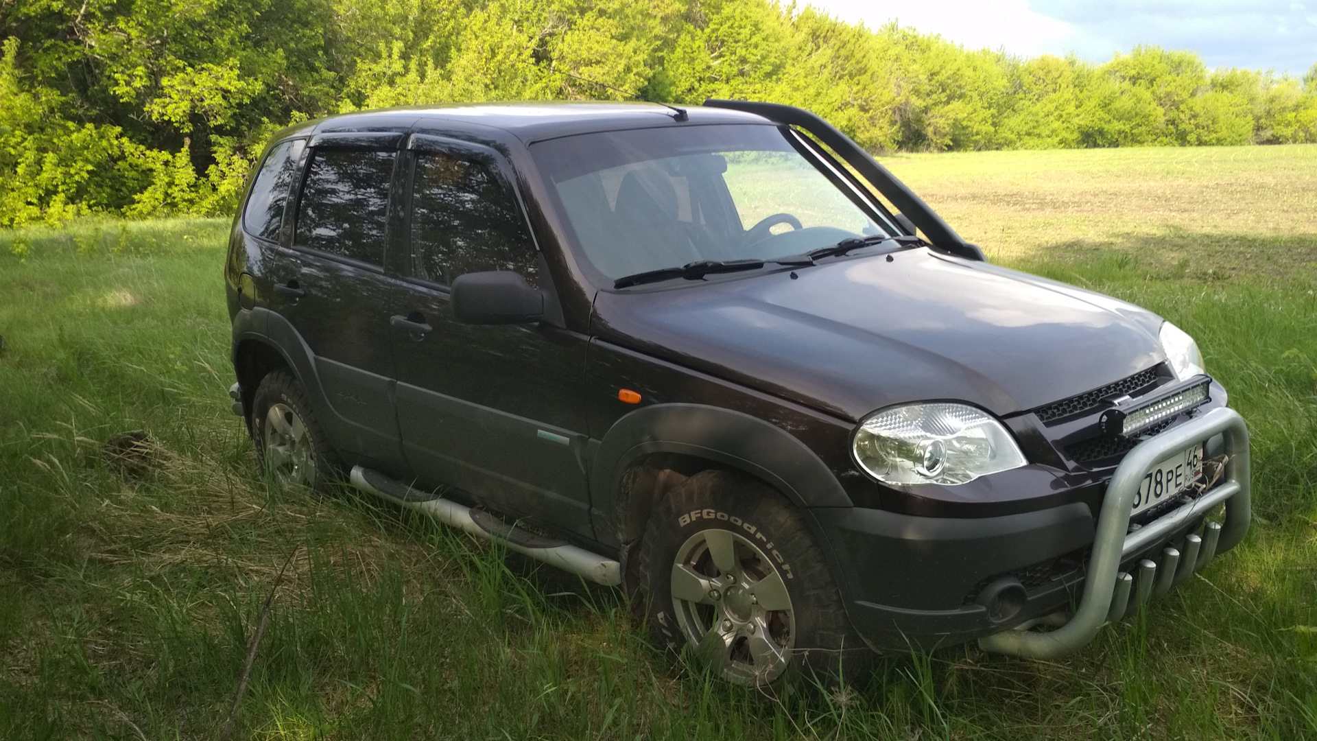 Chevrolet Niva GLX 1.7 бензиновый 2009 | Цвет *Дикая слива* на DRIVE2