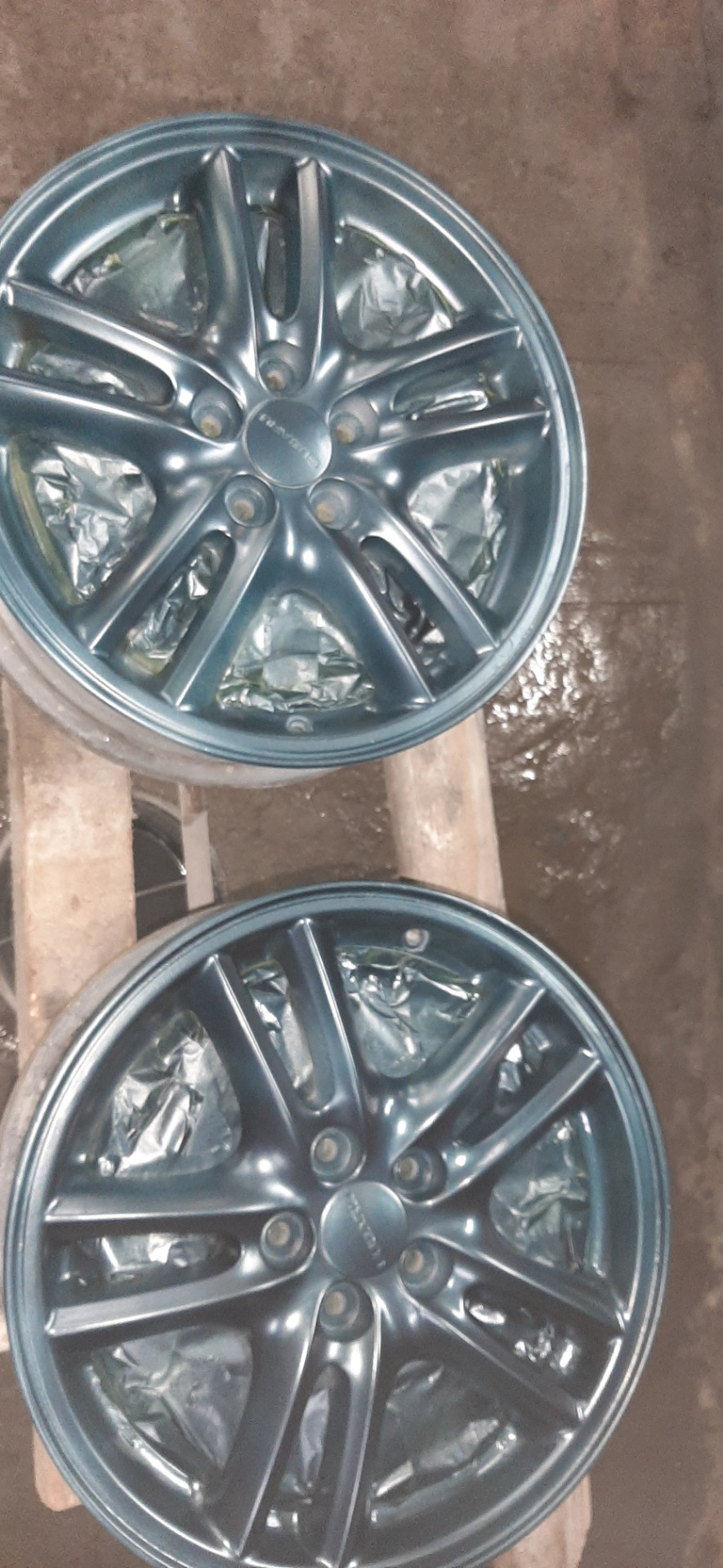 Красим диски флейками (видео готовых ) — Subaru Forester (SG), 2 л ...