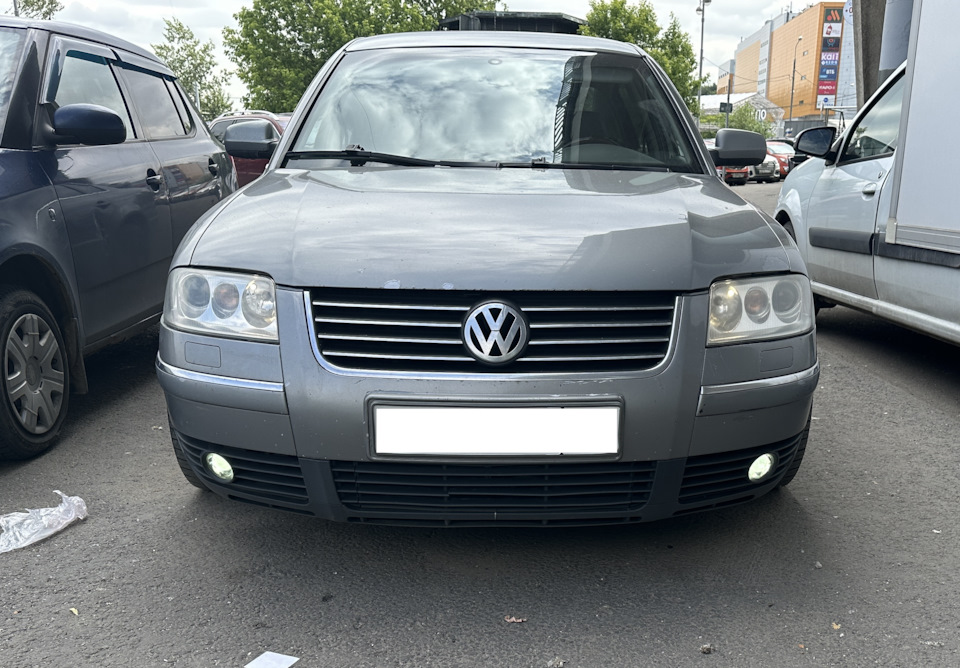 Замена стекол и ламп противотуманных фар — Volkswagen Passat B5, 2,8 л ...