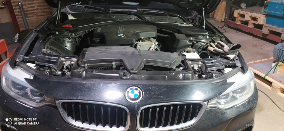 К замене масла готов:)) — BMW 4 series Gran Coupe (F36)