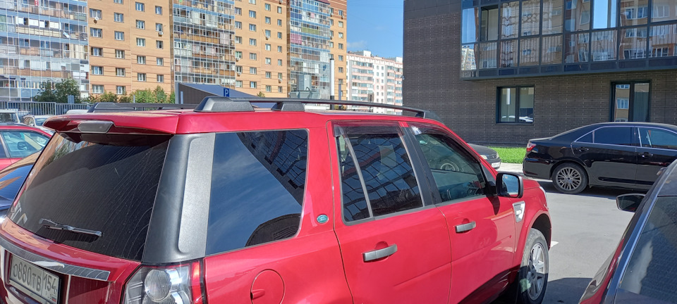 Рейлинги на крышу — Land Rover Freelander 2, 3,2 л, 2012 года ...