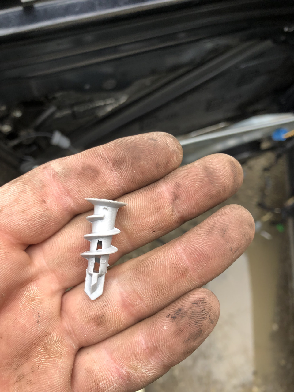 Вкрутил их в отверстия и при монтаже стеклоподъемника, вкрутил в них саморезы с шайбой — Volvo S40 (2G)