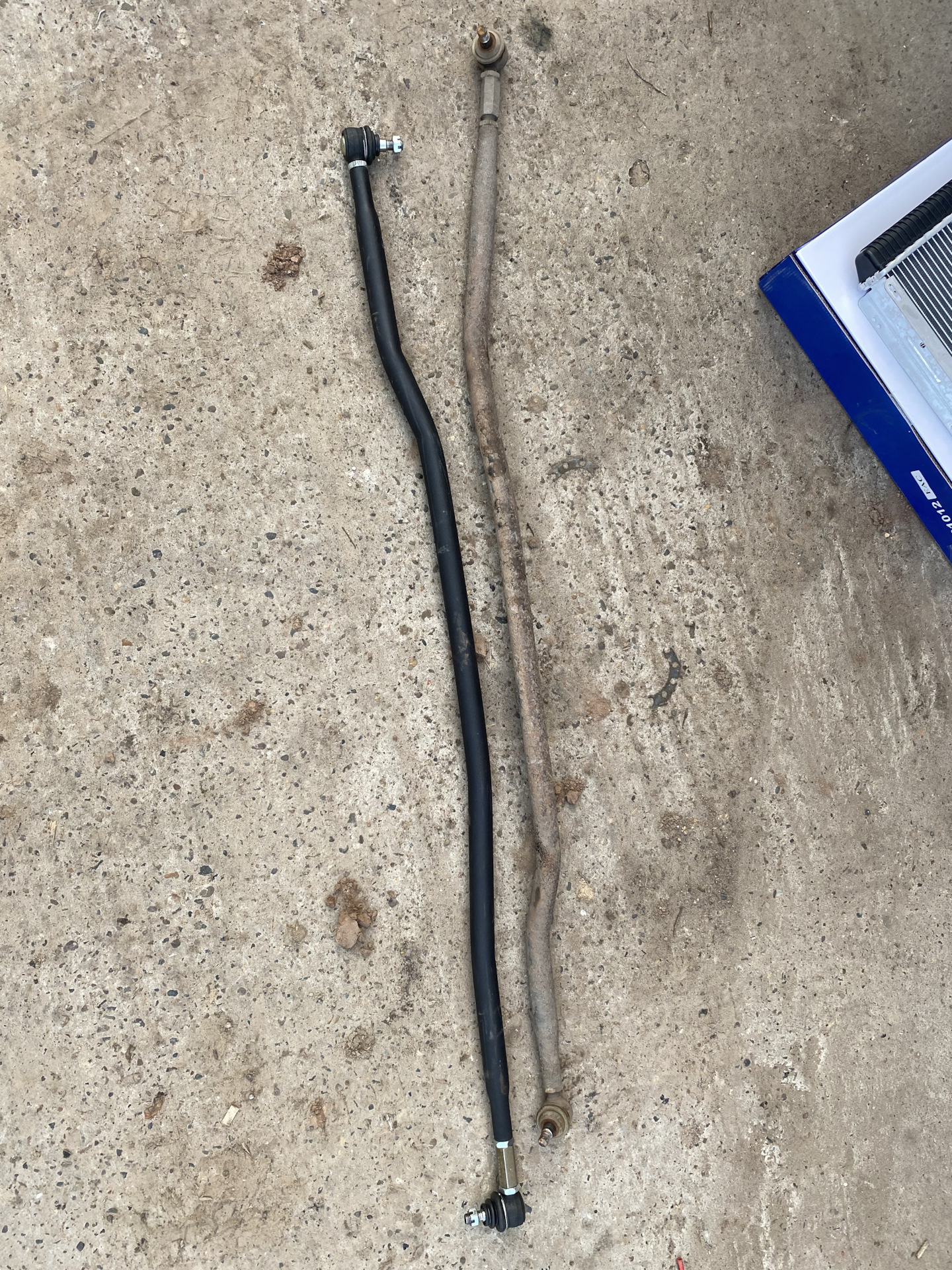 Замена длинной рулевой тяги УАЗ Патриот, Схождение колес и масло в ...