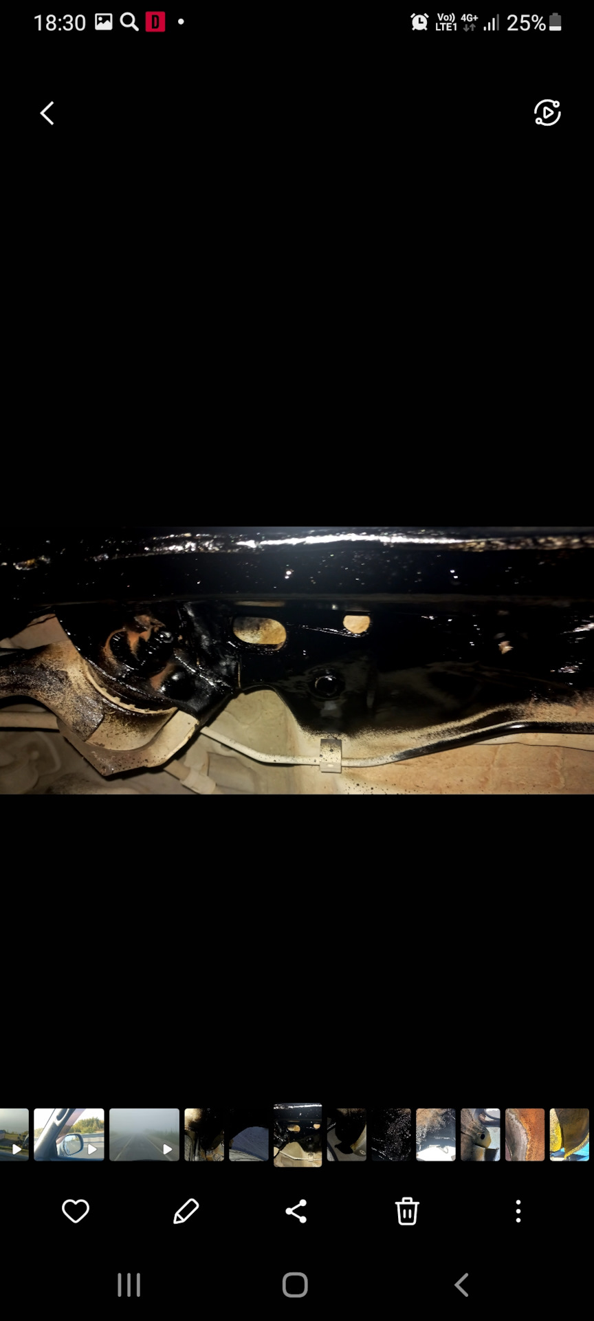 Небольшой косметический ремонт задних арок. — Toyota RAV4 (II), 2 л ...