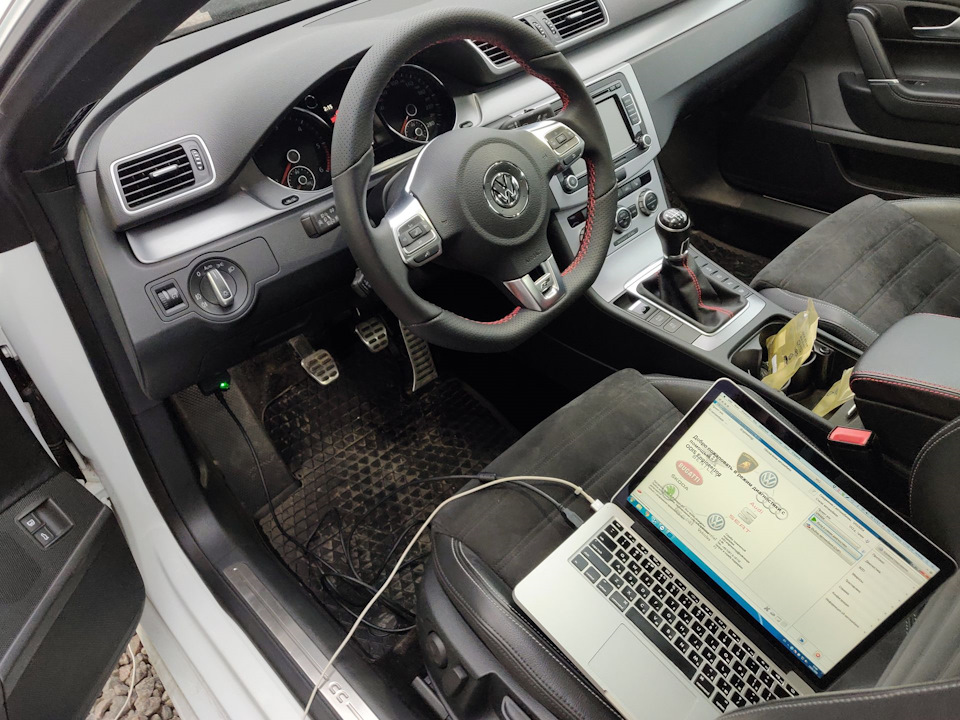 Photo from the logbook Volkswagen Passat CC