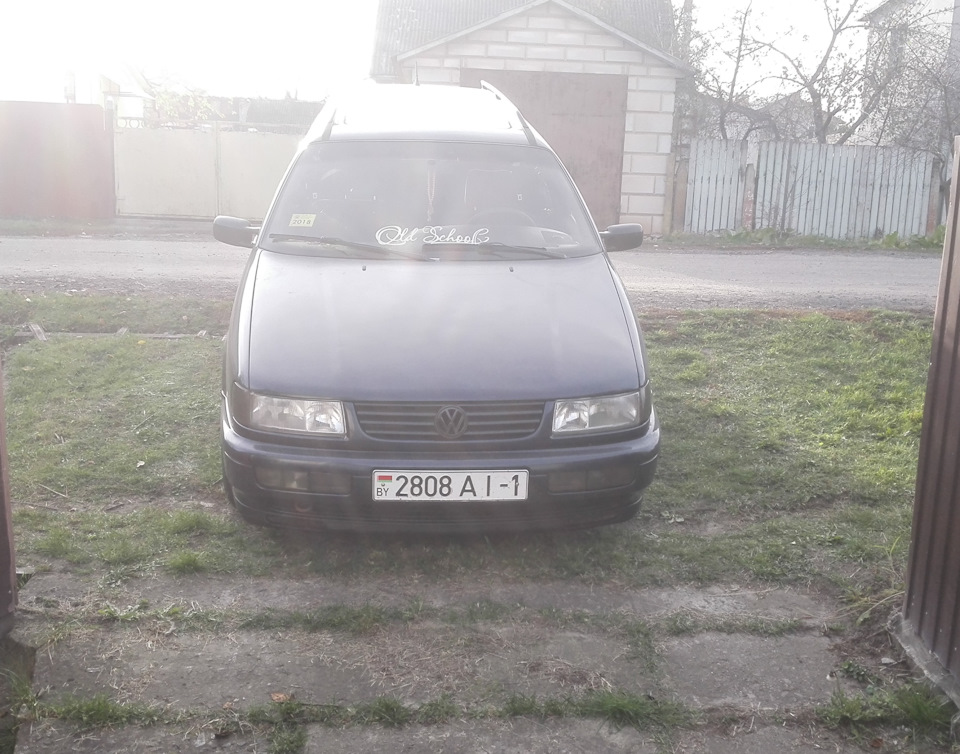 Пушсало в пороги (консервация порогов) — Volkswagen Passat Variant (B4 ...
