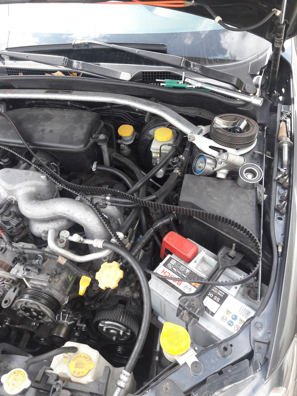 Метки ГРМ, Замена катушек, ревизия фишек КЗ, зазор свечей на EJ204 ...