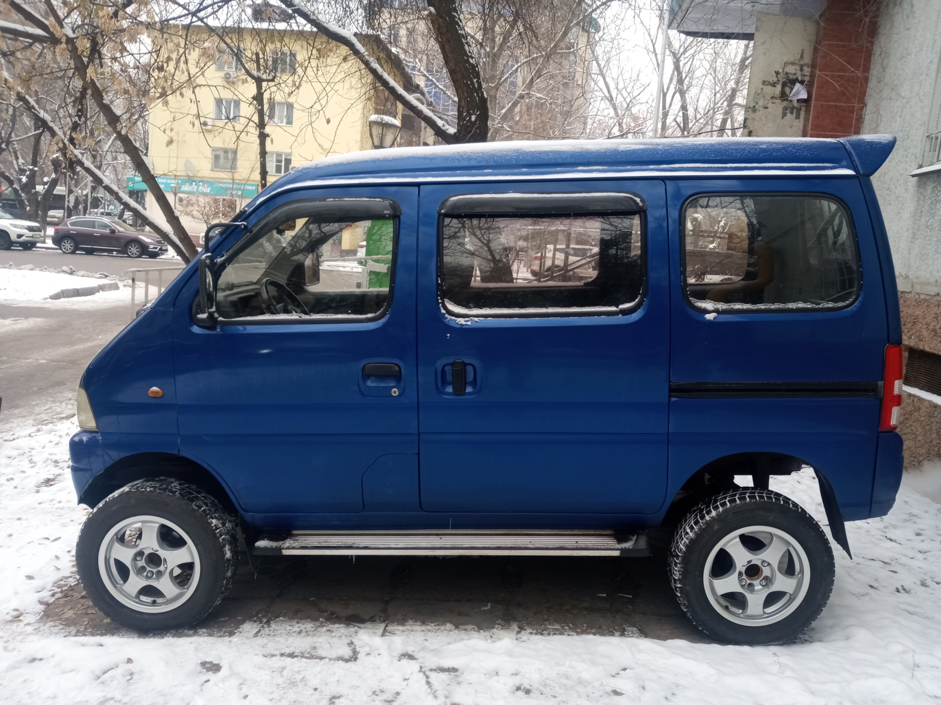 Переходим с разболтовки 4х100 на 4х114,3. — Suzuki Every (DA52), 1 л, 2005  года | колёсные диски | DRIVE2