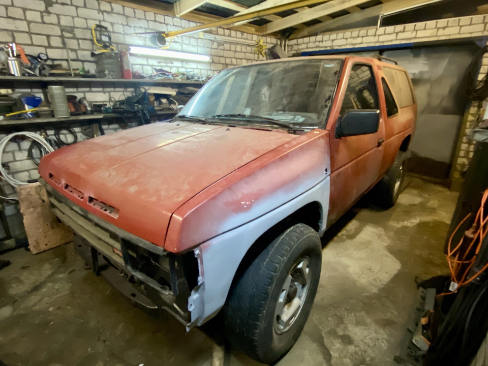 Ремонт продолжается — Nissan Terrano I, 3 л, 1989 года | кузовной ...