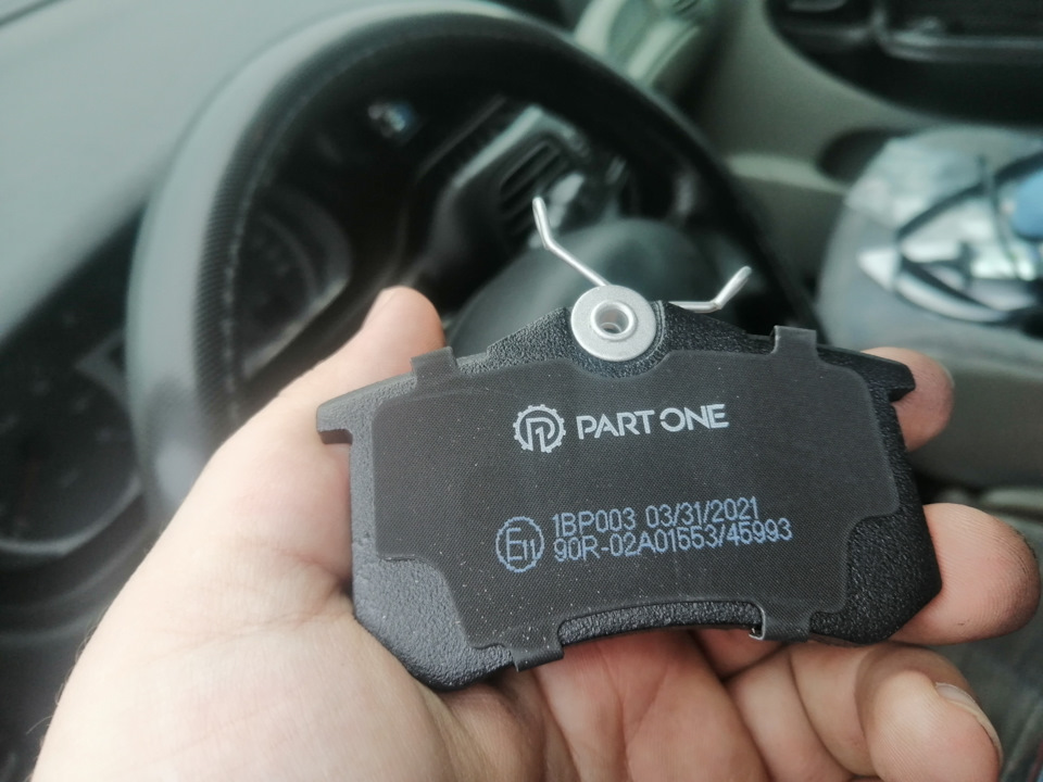 Задние колодки Scenic RX4 — Renault Scenic RX4, 2 л, 2001 года ...