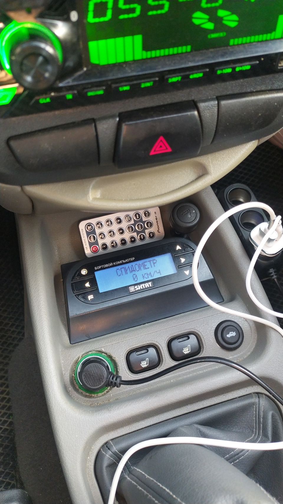 Покупка и установка бортового компьютера. — Lada Калина хэтчбек, 1,6 л ...