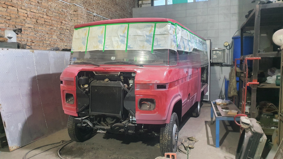 Покраска крыши — Mercedes-Benz T1, 3,8 л, 1981 года | кузовной ремонт ...