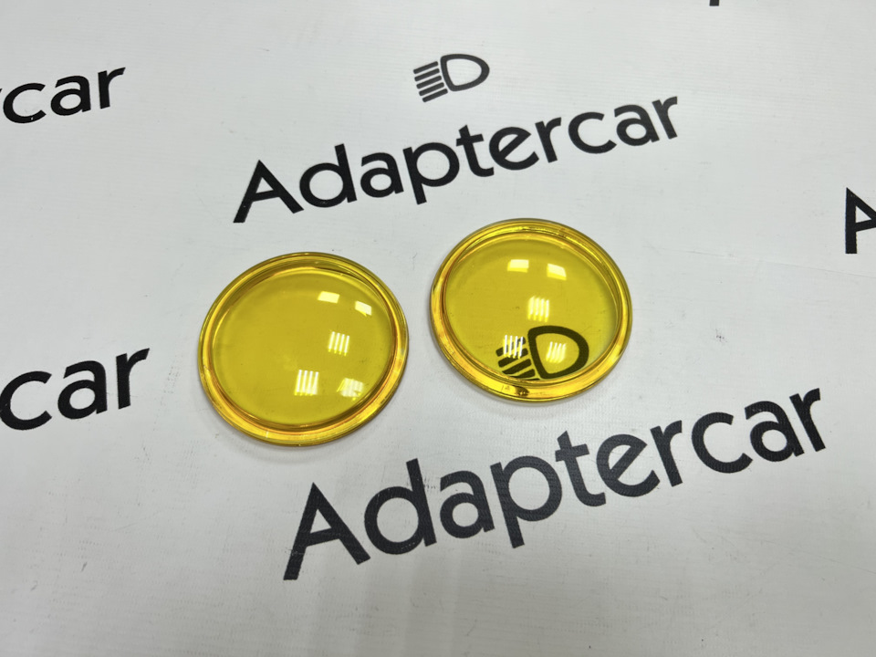 Стекла противотуманных фар Ford Focus 2004-2015(желтые) — Adaptercar.ru ...