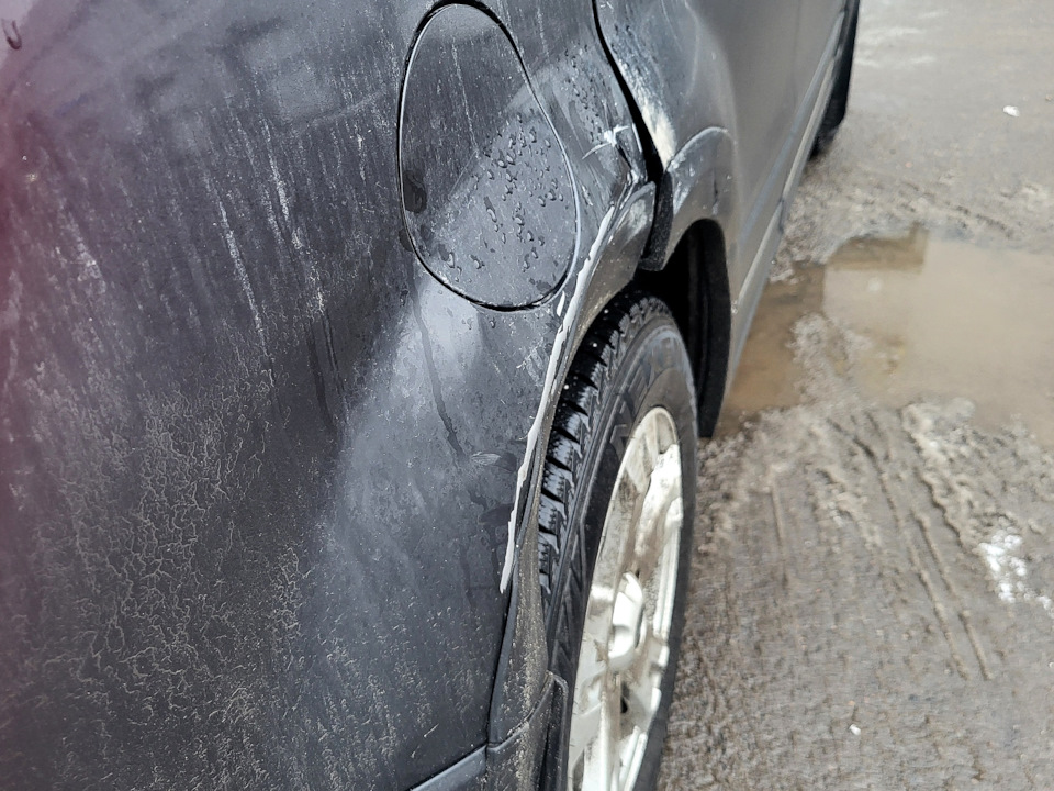 Сити пак оказался очень пластичным. Выгнулся обратно, и был приклеен на место — Suzuki Grand Vitara (2G)