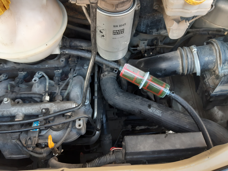 N30 Ставим фильтр дизельного топлива на антифриз. — LDV Maxus, 2,5 л ...
