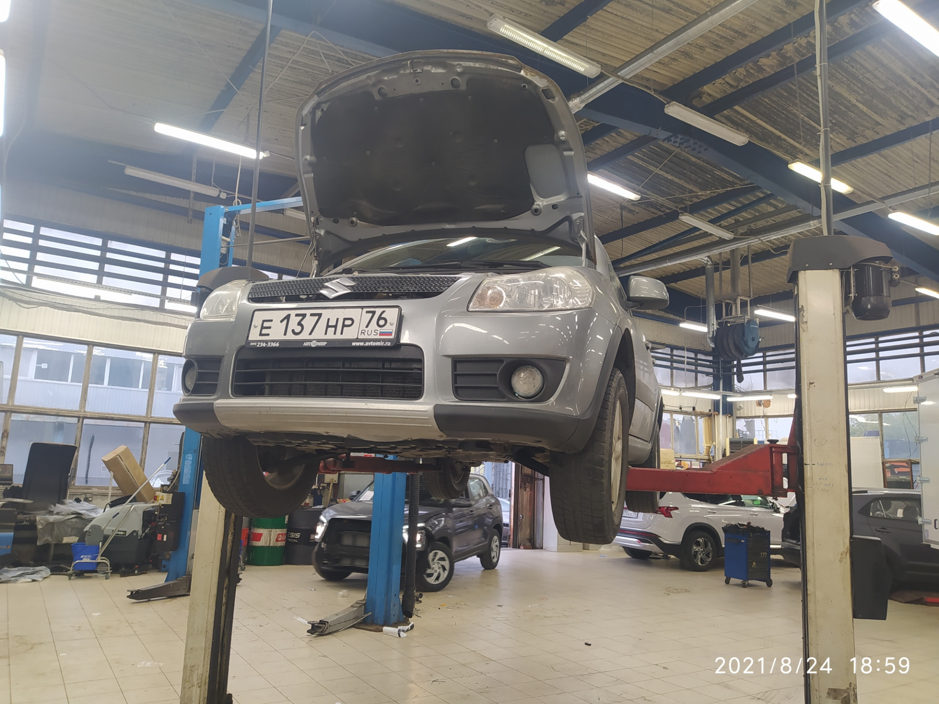 Замена масла — Suzuki SX4 (1G), 1,6 л., 2009 года | своими руками | DRIVE2