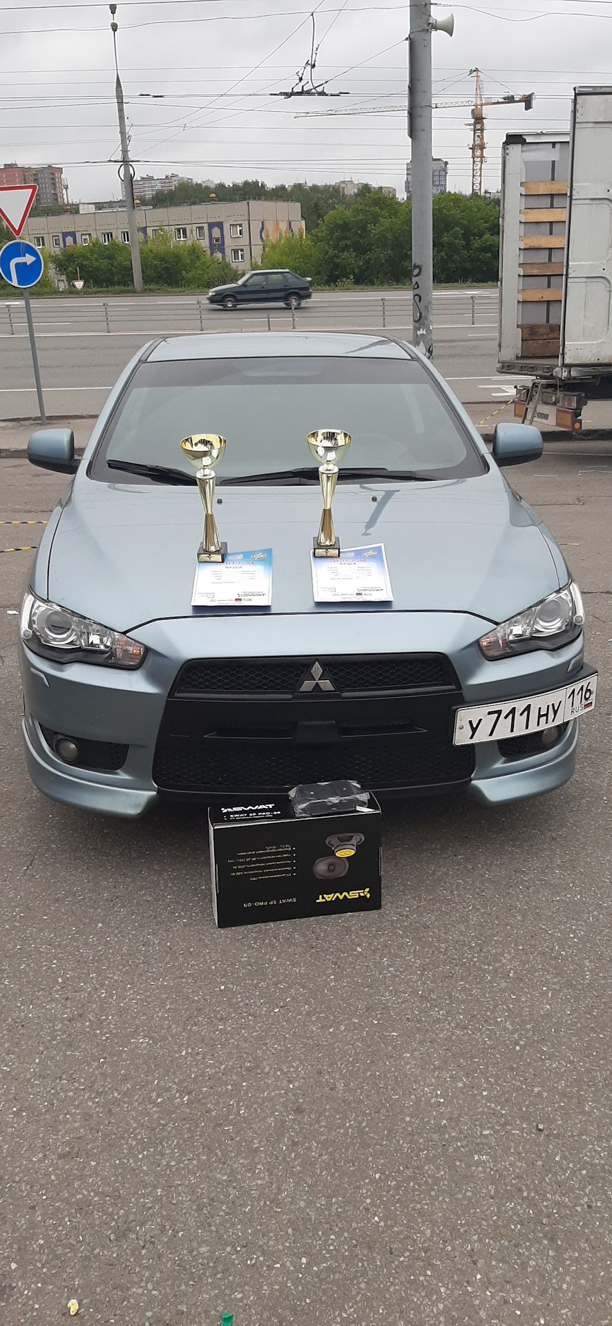 Rasca г. Ижевск 13 июля 2019 г. — Mitsubishi Lancer X, 2 л, 2007 года |  автозвук | DRIVE2