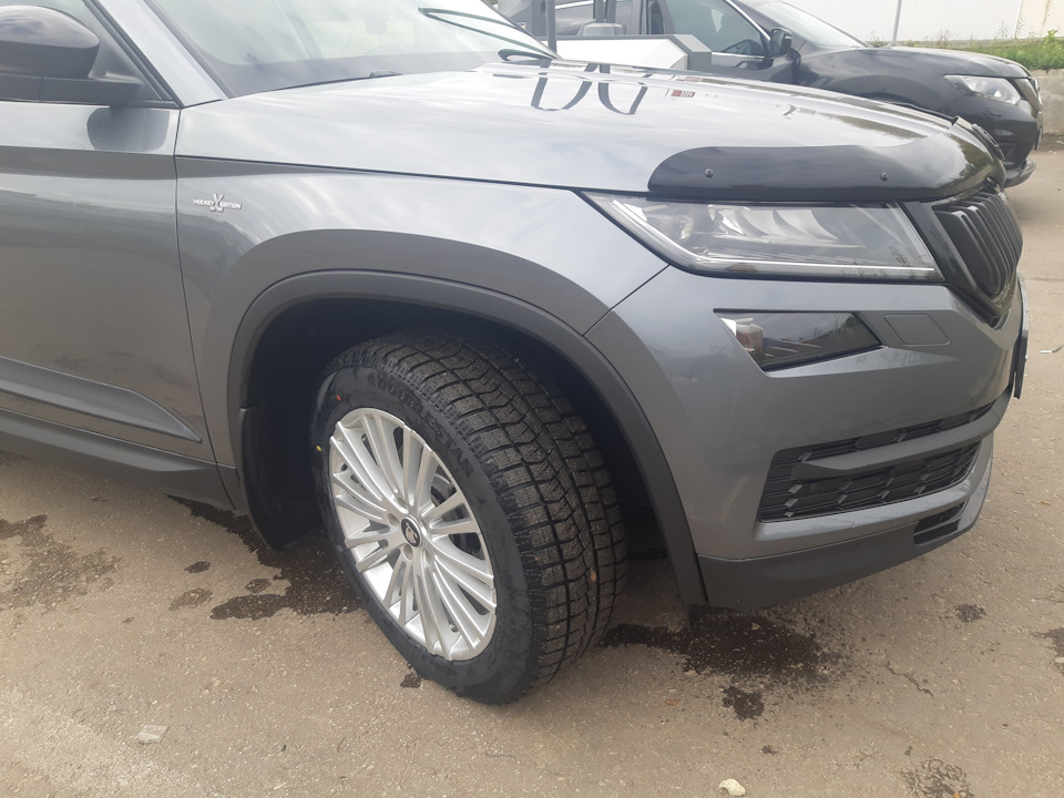 Три времени года — Skoda Kodiaq (1G), 2 л, 2018 года | шины | DRIVE2