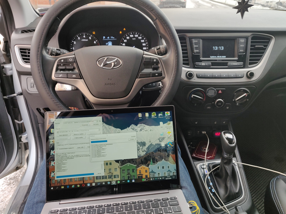 ЧИП-тюнинг HYUNDAI SOLARIS 1.6AT программой от Chelyaba под нормы ...