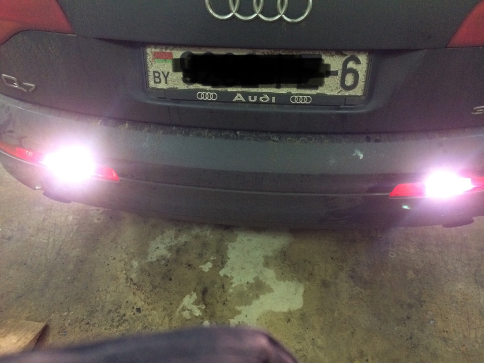 Задние ходовые огни:эпилог — Audi Q7 (1G), 3 л, 2007 года | своими ...