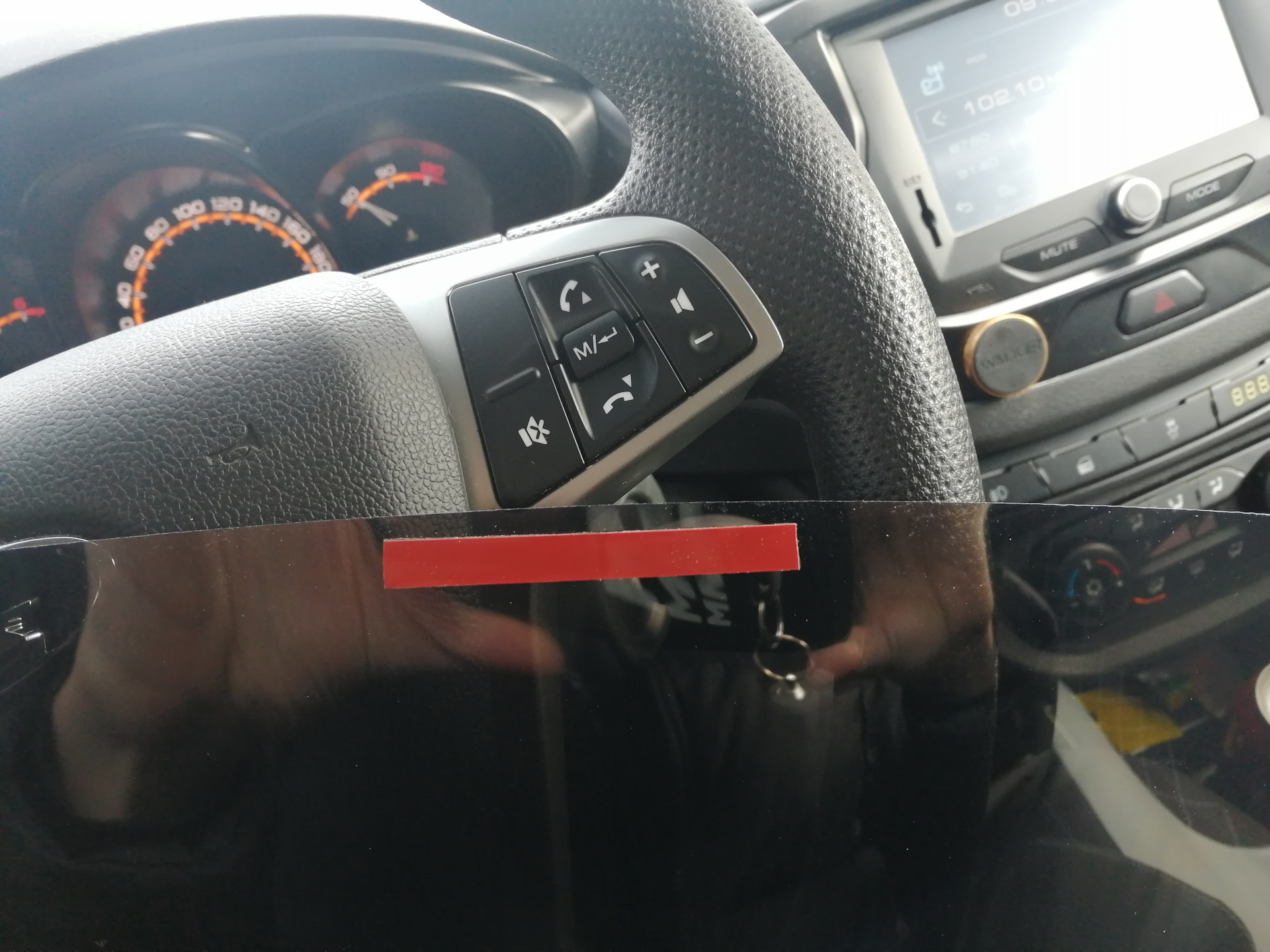 Жесткая съёмная тонировка 35%. — Lada Vesta SW (1G), 1,6 л, 2020 года ...