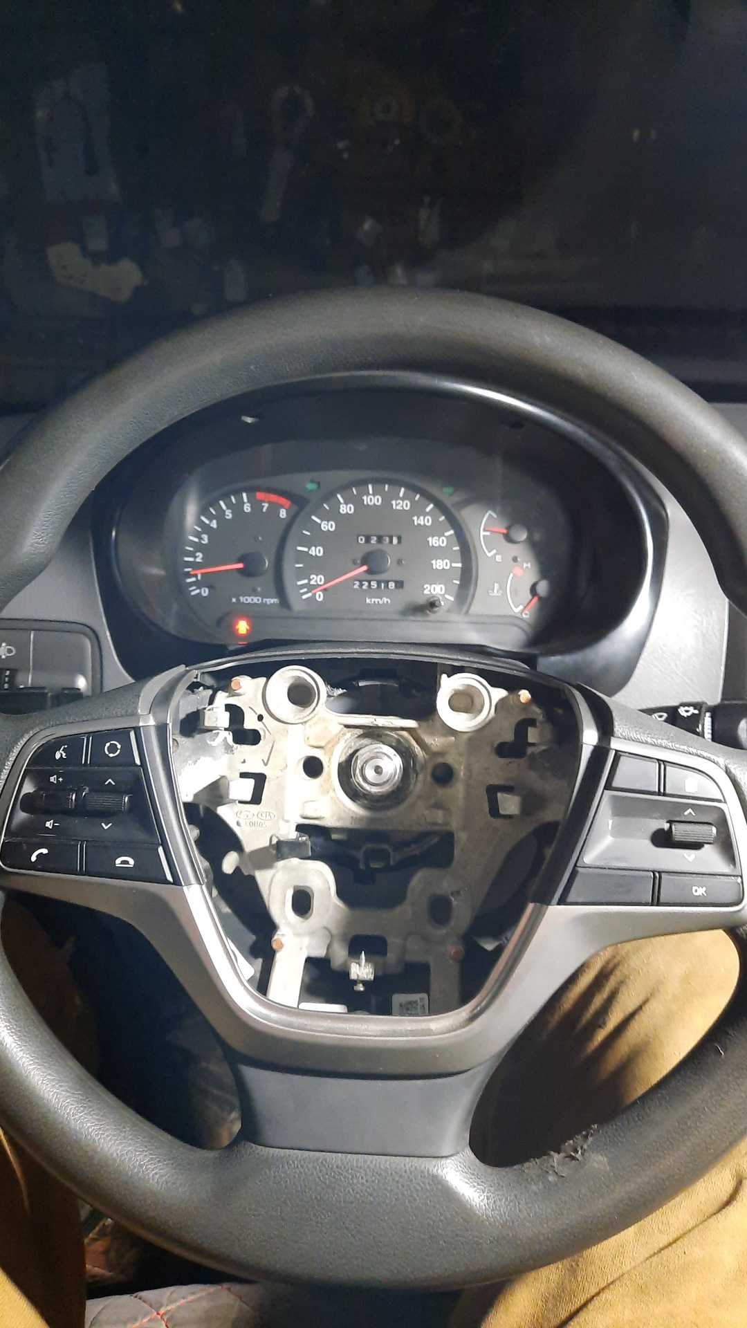 Руль Солярис 2 на акцент — Hyundai Accent (3G), 1,5 л, 2008 года ...