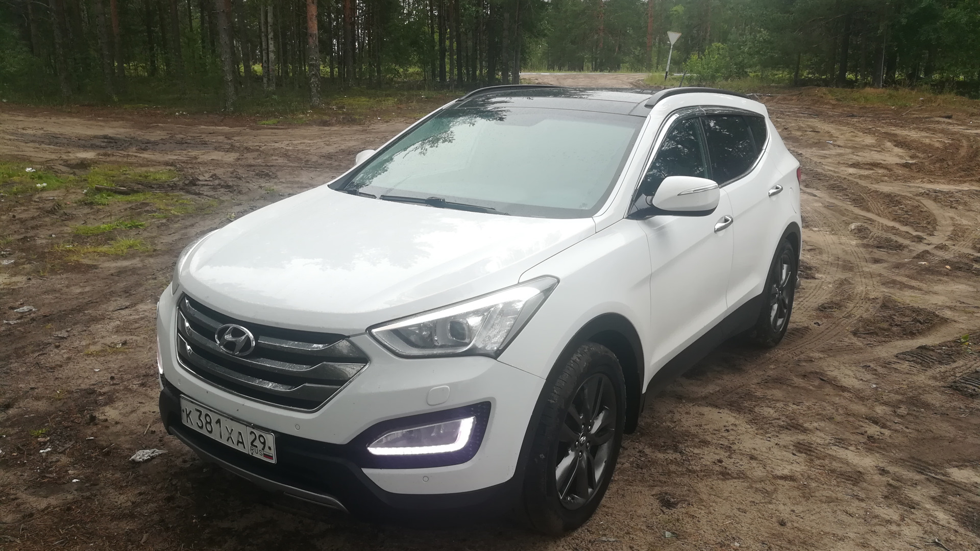 Hyundai Santa Fe (3G) 2.4 бензиновый 2012 | Хай тек на DRIVE2