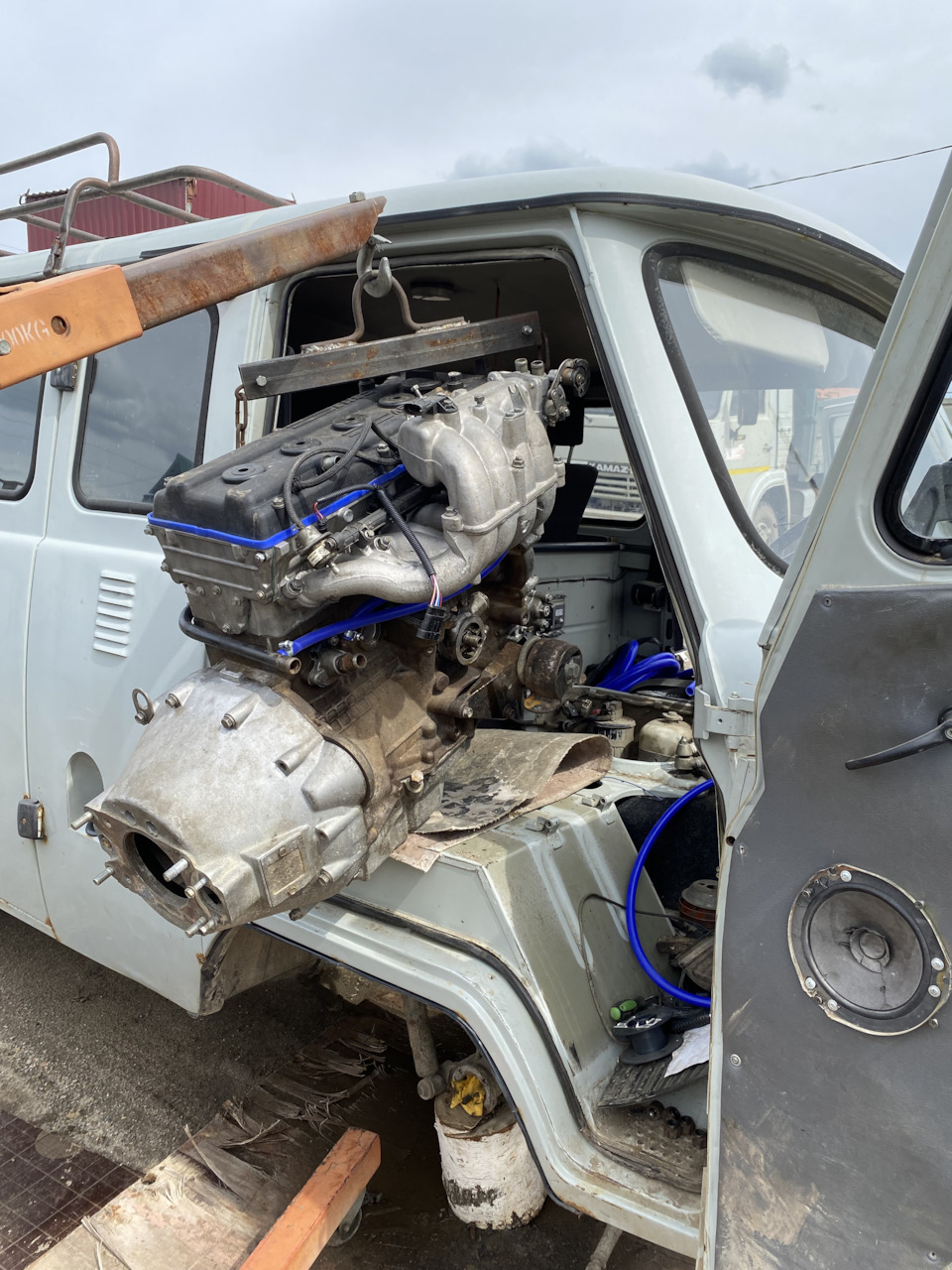 ДВС ч. 3 (Установка) — УАЗ 390995, 2,7 л, 2016 года | визит на сервис ...