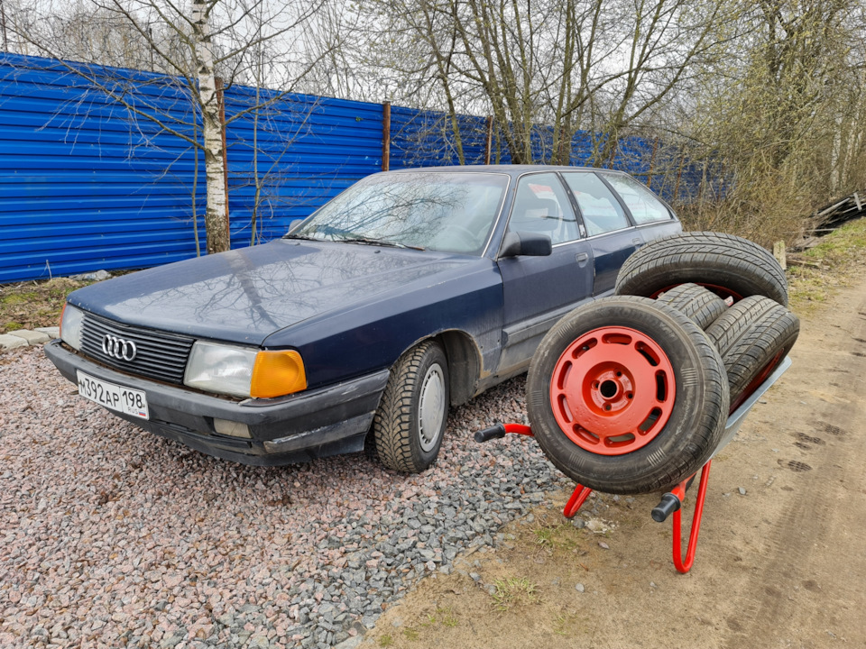 Диски зима/лето — Audi 100 Avant (C3), 1,8 л, 1988 года | колёсные ...