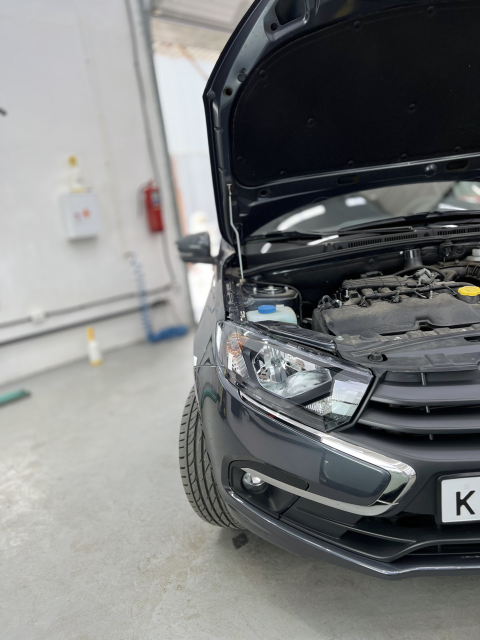 Притемнение передних и задних фар — Lada Гранта (2G) FL, 1,6 л, 2020 ...